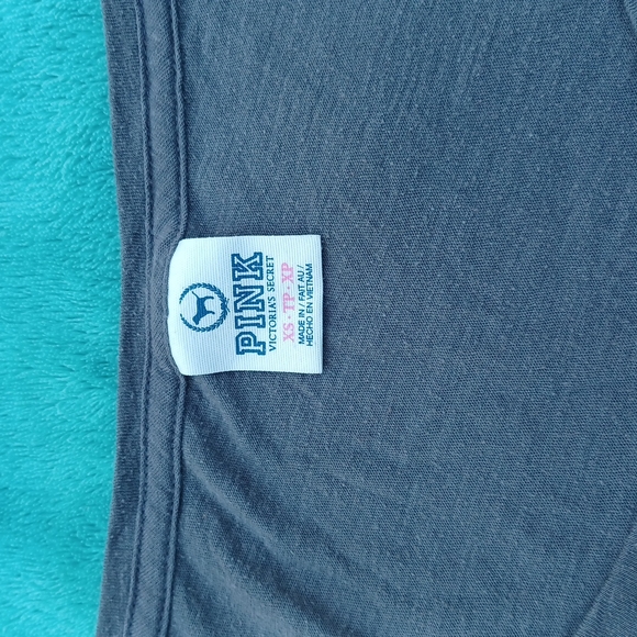 Pink Victoria's Secret women's crop top color gray size XS - Picture 3 of 5